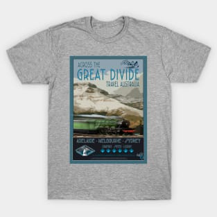 Retro Railway Travel Australia_02 T-Shirt